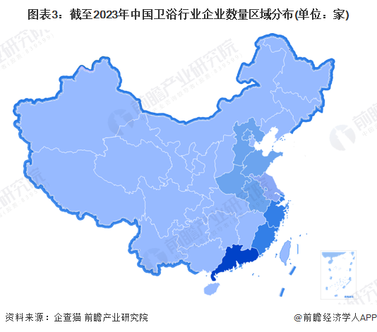 【干货】卫浴行业产业链全景梳理及区域热力地图(图3)